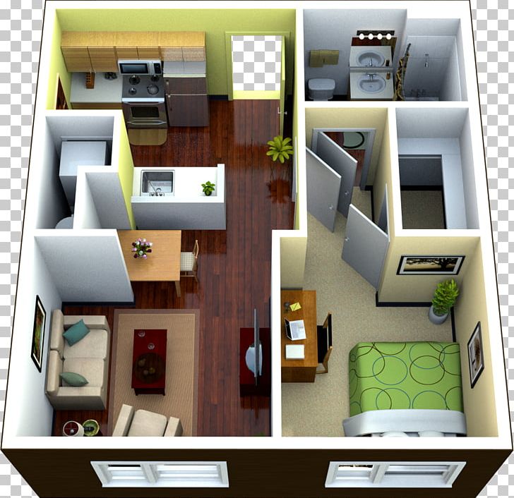 Studio Apartment House Bedroom Service Apartment PNG, Clipart, Apartment, Apartment House, Bedroom, Den, Floor Free PNG Download