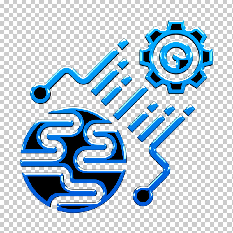 World Icon Cog Icon Artificial Intelligence Icon PNG, Clipart, Artificial Intelligence Icon, Cog Icon, Electric Blue, Line, Logo Free PNG Download