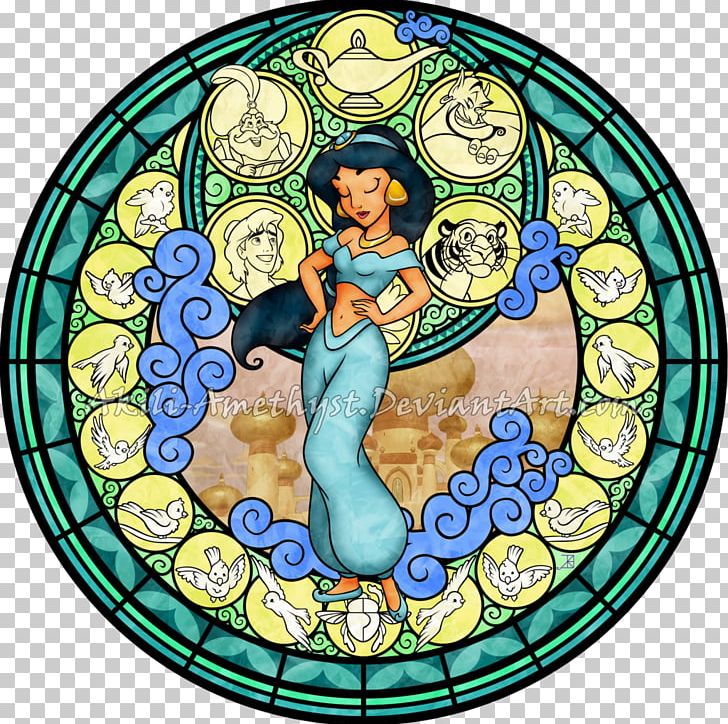 Stained Glass Kingdom Hearts Window PNG, Clipart, Art, Came, Circle, Disney Princess, Gaming Free PNG Download