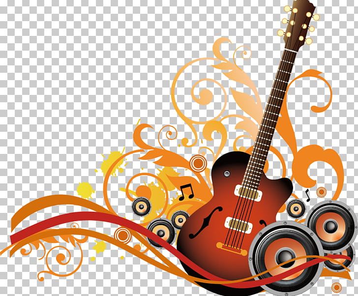 Guitar Musical Note Illustration PNG, Clipart, Border Texture, Clip Art, Dynamic, Fashion, Guitar Accessory Free PNG Download