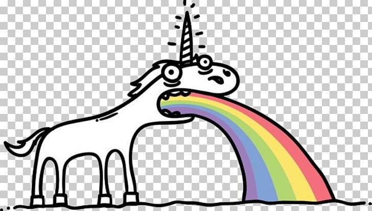 Vomiting Unicorn Rainbow Nausea Disease PNG, Clipart, Area, Artwork, Black And White, Computer Icons, Disease Free PNG Download