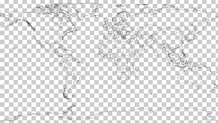 World Map PNG, Clipart, Area, Artwork, Atlas, Black And White, Border Free PNG Download