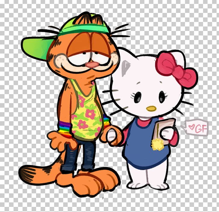 Hello Kitty Garfield Cartoon Comics PNG, Clipart, Art, Artwork, Cartoon, Child, Comics Free PNG Download