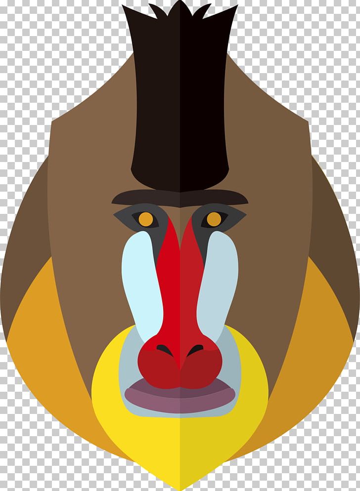 Mandrill Hamadryas Baboon Cartoon Illustration PNG, Clipart, Animal, Animals, Art, Atmosphere, Baboons Free PNG Download