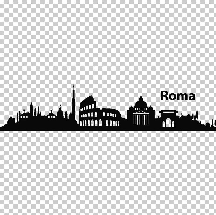 Sticker Brand Text Rome City PNG, Clipart, Apartment, Beyond Skyline, Black, Black And White, Black M Free PNG Download
