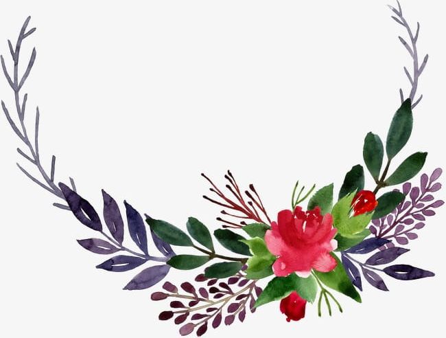 Watercolor Corner Flower Leaves PNG, Clipart, Corner, Corner Clipart, Corner Clipart, Flower, Flower Clipart Free PNG Download