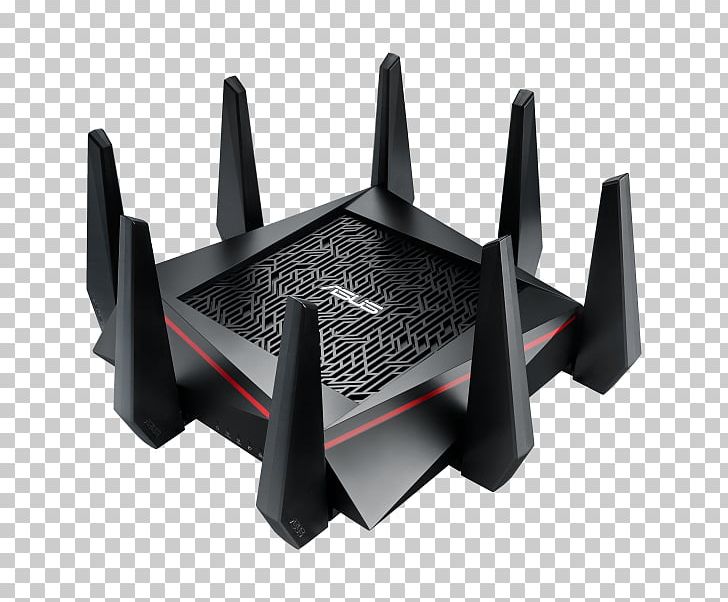 ASUS AC5300 Wireless Router IEEE 802.11ac PNG, Clipart, Angle, Asus, Asus Ac5300, Automotive Exterior, Data Transfer Rate Free PNG Download
