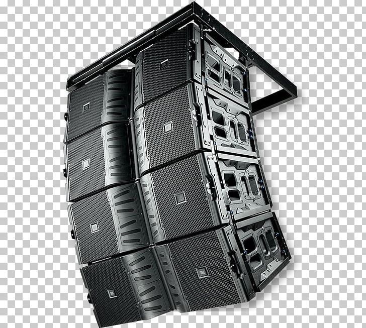 Line Array JBL Loudspeaker Audio Sound PNG, Clipart, Acoustics, Angle, Array, Black, Black And White Free PNG Download