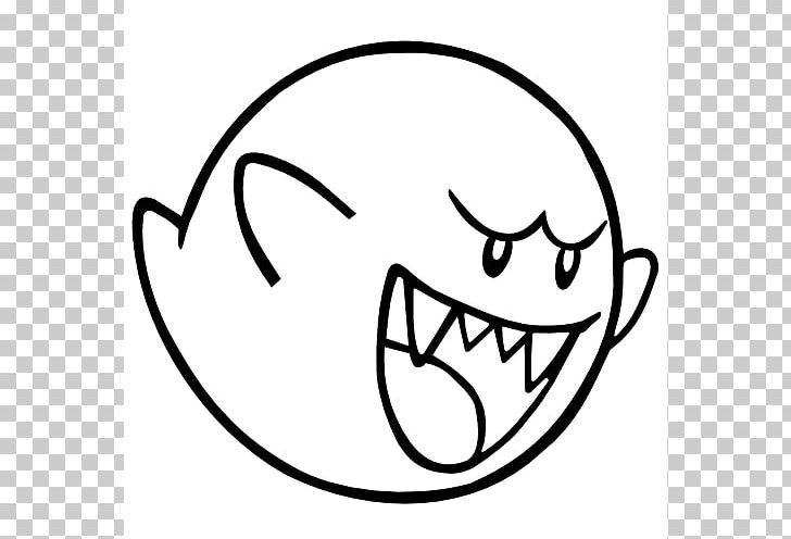 Super Mario Bros. Wii Bowser PNG, Clipart, Area, Art, Black, Black And White, Boos Free PNG Download