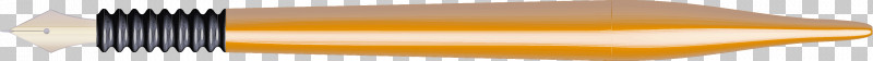 Pen School Supplies PNG, Clipart, Line, Orange, Pen, School Supplies, Yellow Free PNG Download