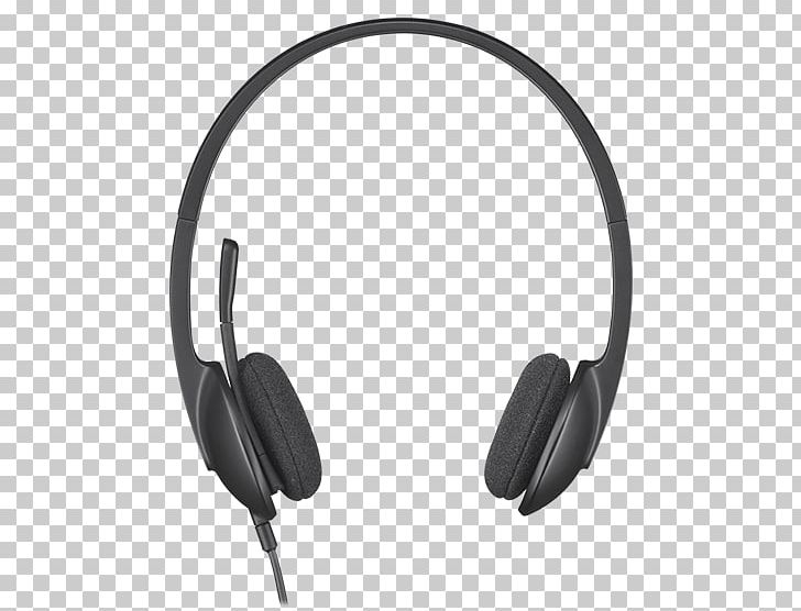 Microphone Logitech H340 Headset Headphones Computer PNG, Clipart