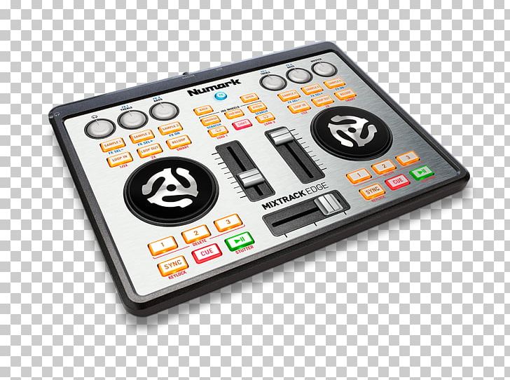Numark Mixtrack Edge Numark Industries DJ Controller Disc Jockey Audio Mixers PNG, Clipart, Audio, Audio Control Surface, Audio Mixers, Computer Accessory, Controller Free PNG Download