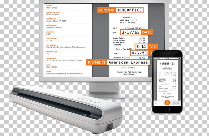 Scanner Mobile Phones Receipt Computer Software PNG, Clipart, Computer, Computer Software, Credit Card, Electronics, Expensify Free PNG Download