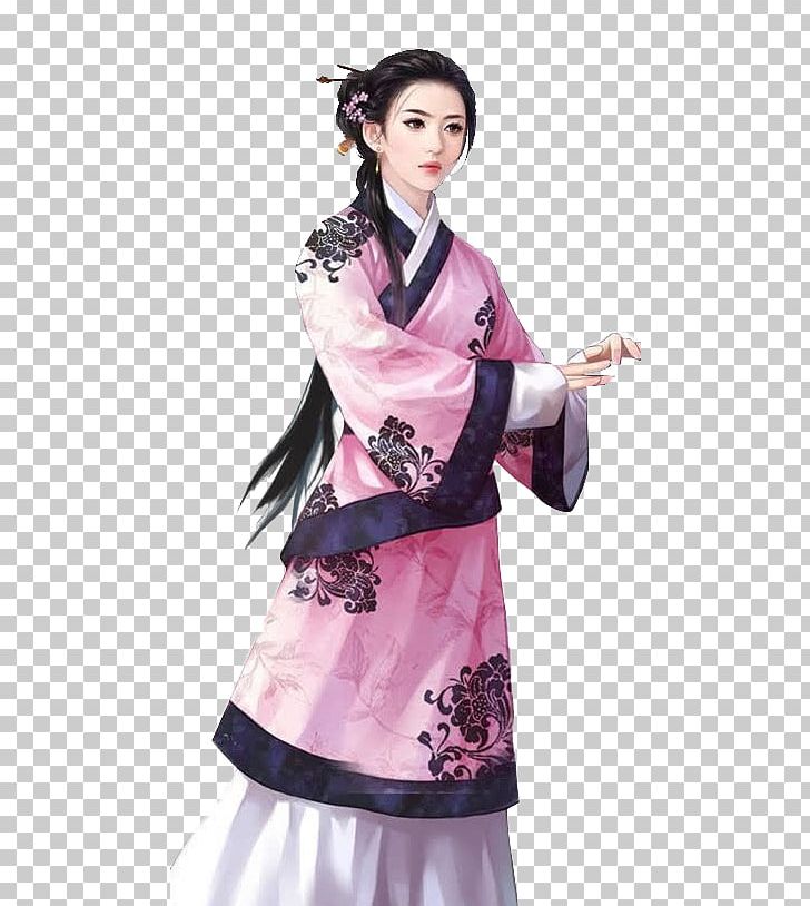 Cartoon Illustration PNG, Clipart, Ancient Costume, Animation, Baby Girl, Chinese, Chinese Style Free PNG Download