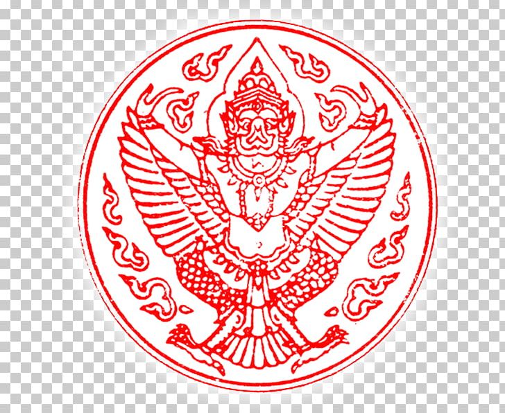 Emblem Of Thailand Garuda Thai Cuisine PNG, Clipart, Animals, Area, Badge, Circle, Crest Free PNG Download