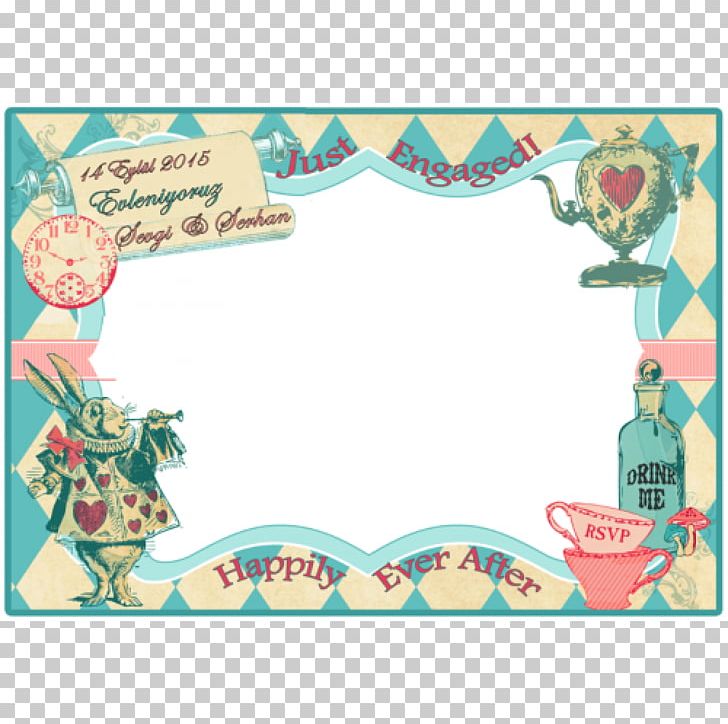 Engagement Party Alice In Wonderland Birthday Party Supply PNG, Clipart, Alice In Wonderland, Area, Birthday, Border, Color Free PNG Download