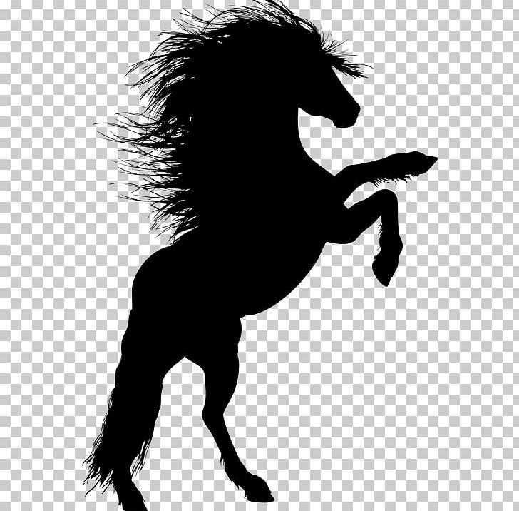 Horse Unicorn Legendary Creature Silhouette PNG, Clipart, Animal, Animals, Black, Black And White, Carnivoran Free PNG Download