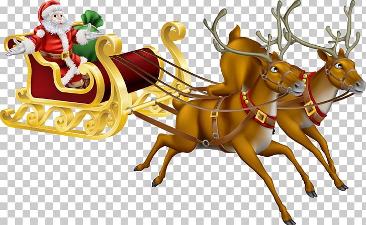 Rudolph Santa Claus Reindeer Christmas PNG, Clipart, Chariot, Christmas, Christmas Decoration, Christmas Elf, Christmas Ornament Free PNG Download