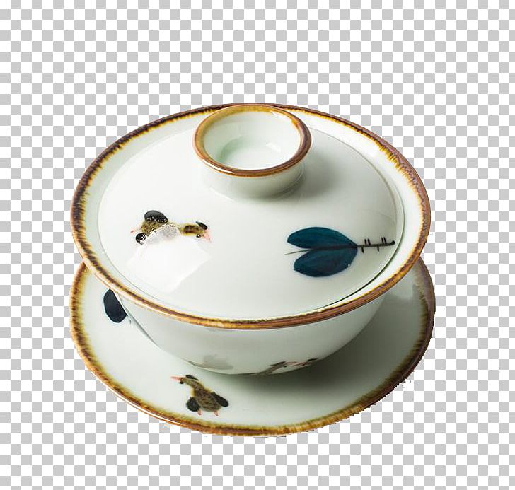 Gongfu Tea Ceremony Porcelain Gaiwan Coffee Cup PNG, Clipart, Blue And White Pottery, Bowl, Ceramic, Chaki, Chawan Free PNG Download