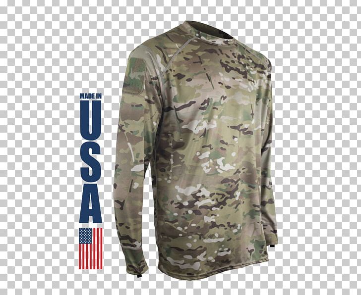 Long-sleeved T-shirt Military Camouflage MultiCam PNG, Clipart, Army Combat Shirt, Button, Camouflage, Clothing, Crew Neck Free PNG Download