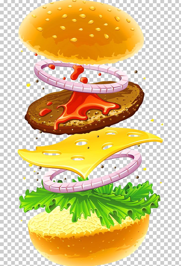 Hamburger Veggie Burger Fast Food Cheeseburger French Fries PNG, Clipart, Cheeseburger, Christmas Decoration, Cuisine, Decorative, Decorative Elements Free PNG Download