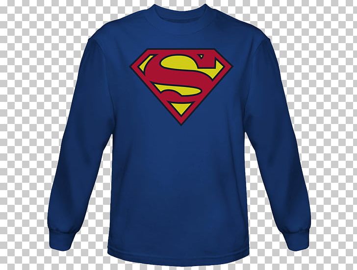T-shirt Superman Captain Marvel General Zod Hoodie PNG, Clipart, Active Shirt, Amazoncom, Classic Logo, Clothing, Cobalt Blue Free PNG Download