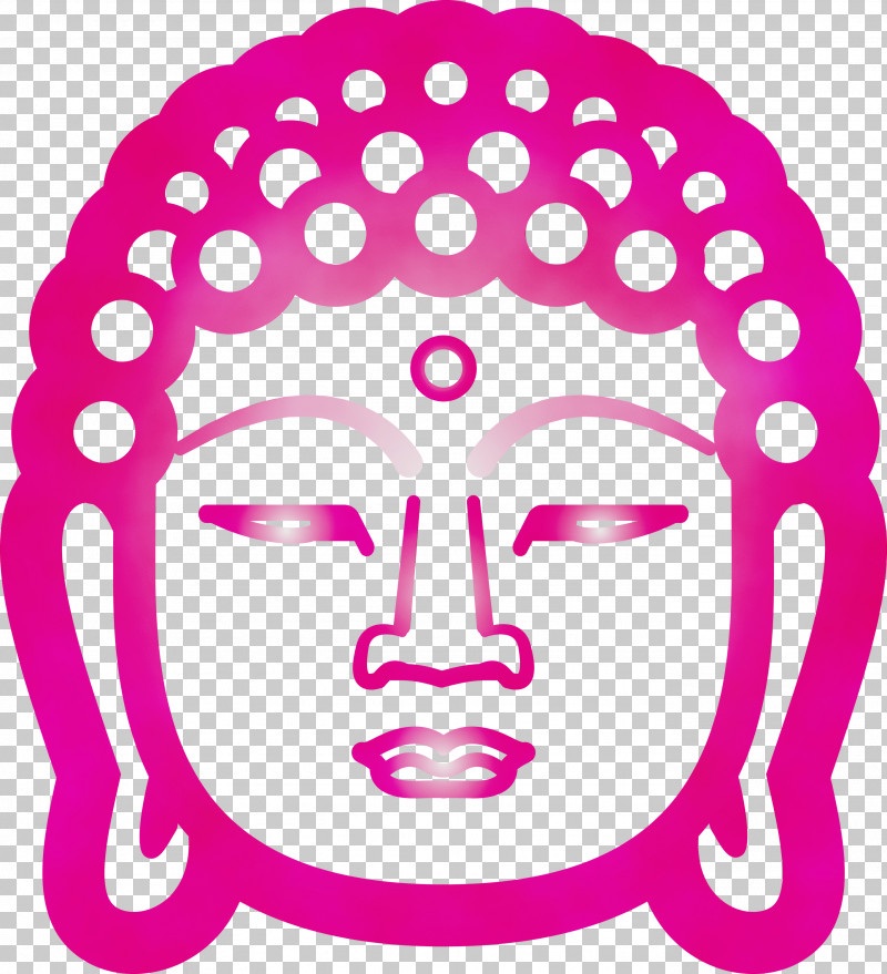Face Pink Head Cheek Magenta PNG, Clipart, Buddha, Cheek, Circle, Face, Head Free PNG Download
