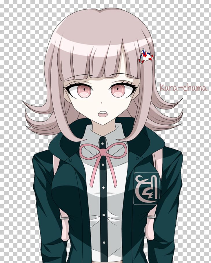 Danganronpa 2: Goodbye Despair Fan Art Drawing PNG, Clipart, Art, Black Hair, Brown Hair, Cartoon, Chiaki Free PNG Download