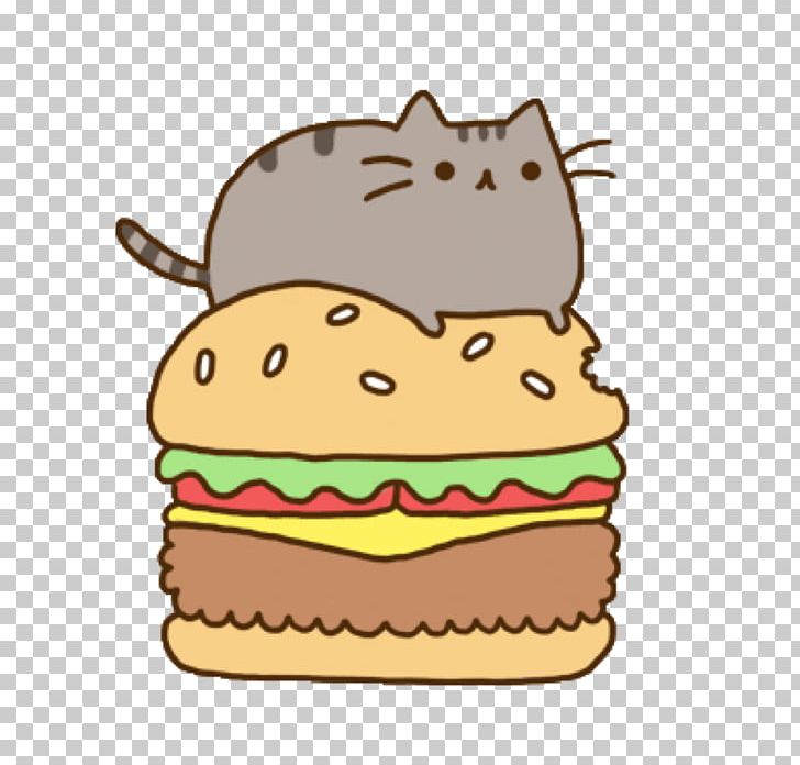 Hamburger Cheeseburger Pusheen Cat Fast Food PNG, Clipart, Animals, Artwork, Burger King, Cat, Cat Pusheen Free PNG Download