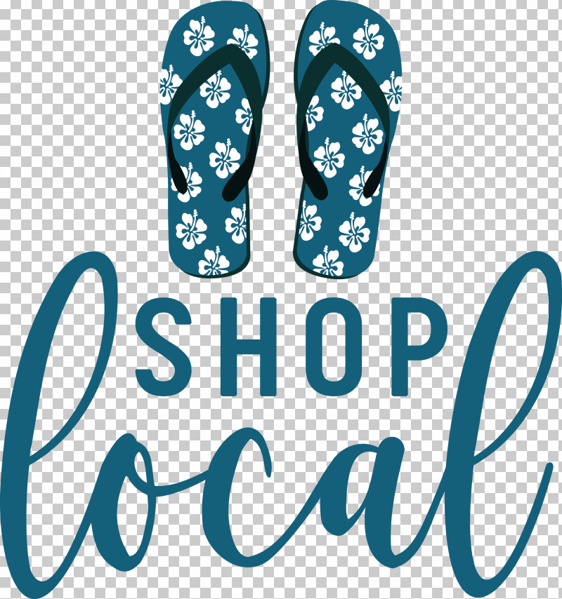 SHOP LOCAL PNG, Clipart, Electric Blue M, Flipflops, Logo, Shoe, Shop Local Free PNG Download