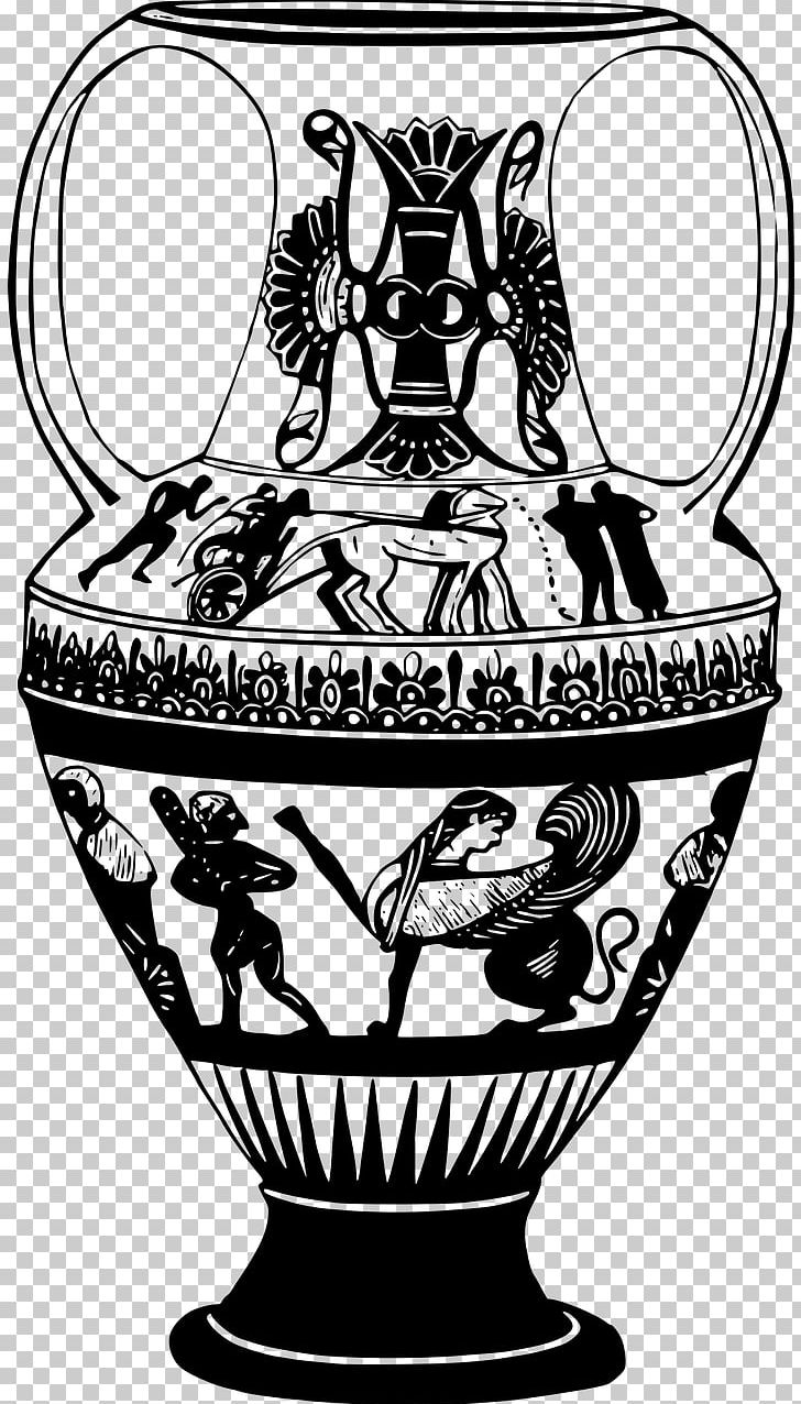 Pottery Of Ancient Greece Vase PNG, Clipart, Amphora, Ancient Greece, Art, Black And White, Ceramic Free PNG Download