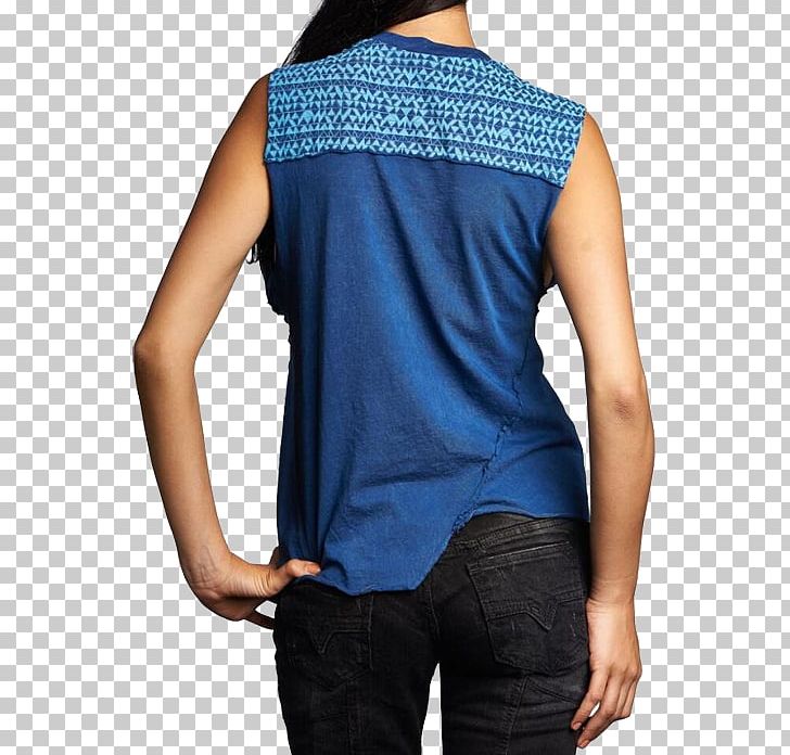 Sleeveless Shirt Shoulder Cobalt Blue Blouse PNG, Clipart, Affliction, Blouse, Blue, Blue Blouse, Clothing Free PNG Download