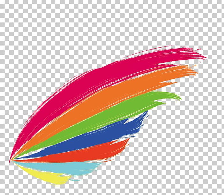 Color Brush Design Feathers PNG, Clipart, Brush, Brush Stroke, Cartoon, Color, Colored Pencil Free PNG Download