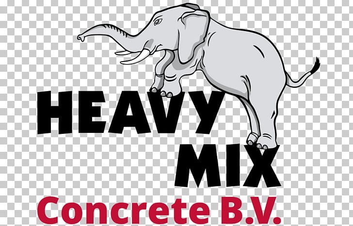 Heavy Mix Concrete B.V. Indian Elephant Ready-mix Concrete Cattle PNG, Clipart, Aggregate, Area, Artwork, Black And White, Brand Free PNG Download