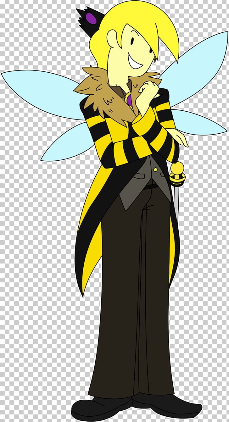 Honey Bee Legendary Creature PNG, Clipart, Art, Bee, Cartoon, Fictional Character, Flower Free PNG Download