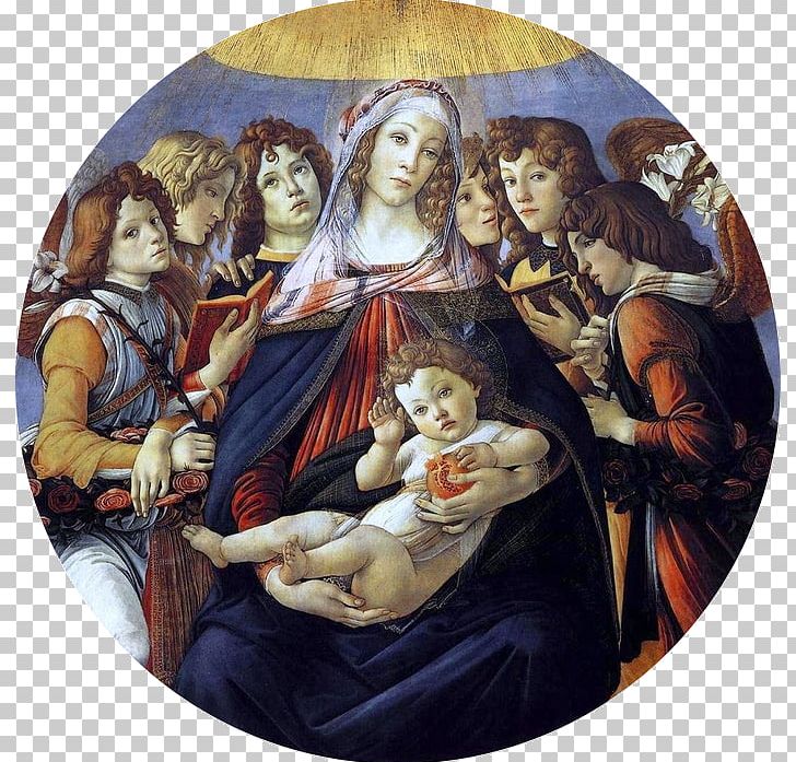 Madonna Of The Pomegranate Madonna Of The Magnificat Uffizi Salting Madonna PNG, Clipart, Angel, Art, Artist, Botticelli, Fra Angelico Free PNG Download