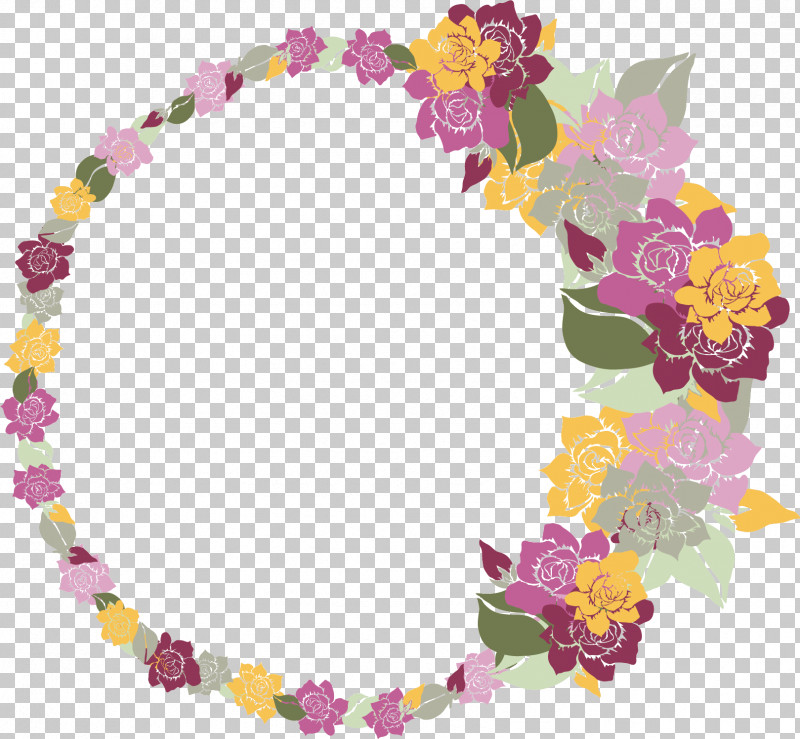 Flower Circle Frame Floral Circle Frame PNG, Clipart, Floral Circle Frame, Flower, Flower Circle Frame, Lei, Plant Free PNG Download