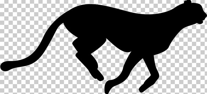 Cheetah Felidae Silhouette Cat PNG, Clipart, Animals, Black, Black And White, Carnivoran, Cat Free PNG Download