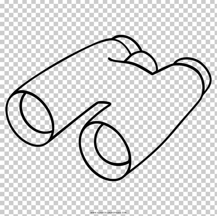 Black And White Drawing Binoculars Coloring Book PNG, Clipart, Angle, Area, Binoculars, Black, Black And White Free PNG Download