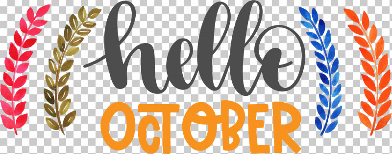 Hello October Autumn PNG, Clipart, Autumn, Geometry, Hello October, Line, Logo Free PNG Download