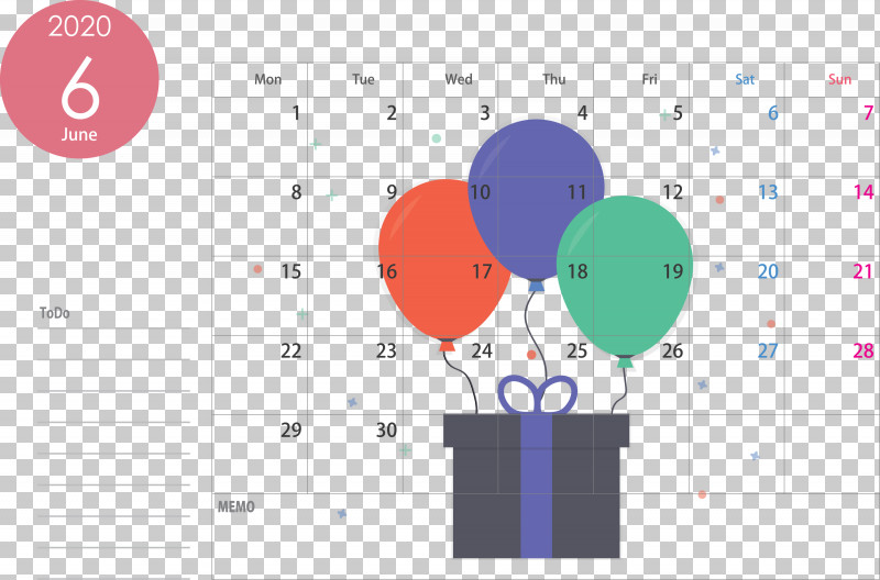 June 2020 Calendar 2020 Calendar PNG, Clipart, 2020 Calendar, Balloon, Circle, Colorfulness, Diagram Free PNG Download