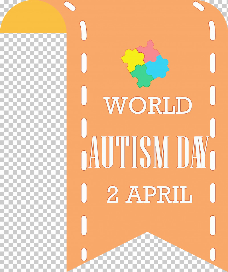 Orange PNG, Clipart, Autism Awareness Day, Autism Day, Line, Orange, Paint Free PNG Download