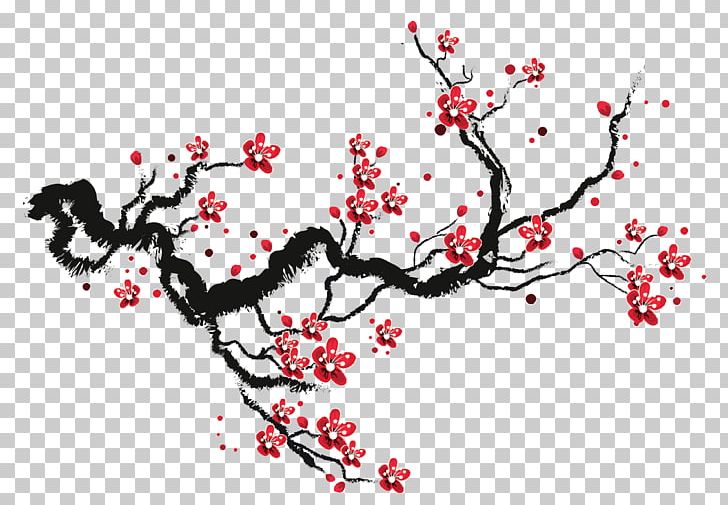 Cherry Blossom Drawing Watercolor Painting Sketch PNG, Clipart, Art, Blossom, Branch, Cherry, Cherry Blossom Free PNG Download