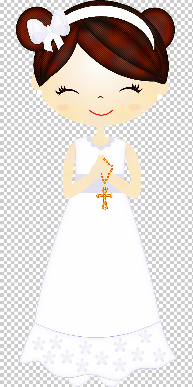 White Cartoon Dress Bride Smile PNG, Clipart, Bride, Cartoon, Dress, Smile, White Free PNG Download