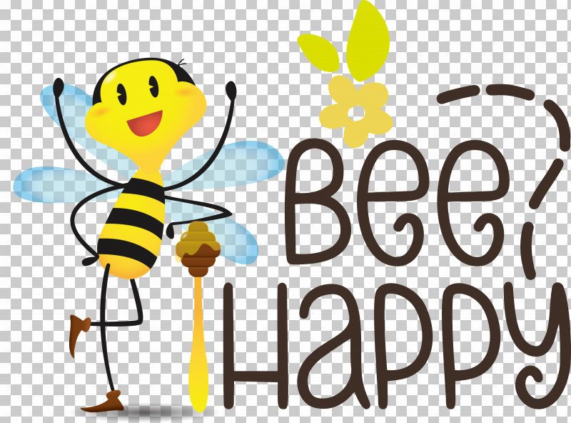 Honey Bee Bees Insects Cartoon Pollinator PNG, Clipart, Bees, Cartoon, Check, Honey Bee, Insects Free PNG Download