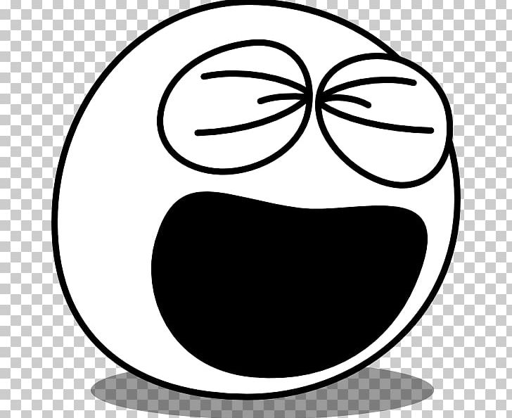 Laughter Emoticon Free Content PNG, Clipart, Area, Black, Black And White, Circle, Computer Icons Free PNG Download