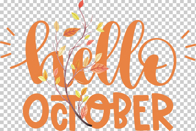 Hello October October PNG, Clipart, Flower, Hello October, Logo, October, Petal Free PNG Download