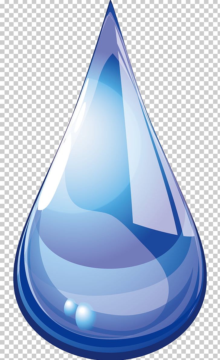 Cone Drop Water PNG, Clipart, Adobe Illustrator, Azure, Chemical Element, Cone, Creative Drops Free PNG Download