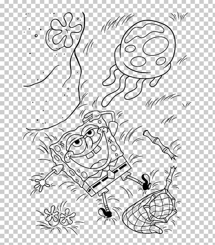 Jellyfish Kleurplaat Coloring Book Cartoon Line Art PNG, Clipart, Angle, Black, Black And White, Branch, Cartoon Free PNG Download