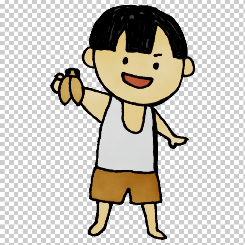 Meter Human Cartoon Character Yellow PNG, Clipart, Behavior, Cartoon, Character, Happiness, Human Free PNG Download